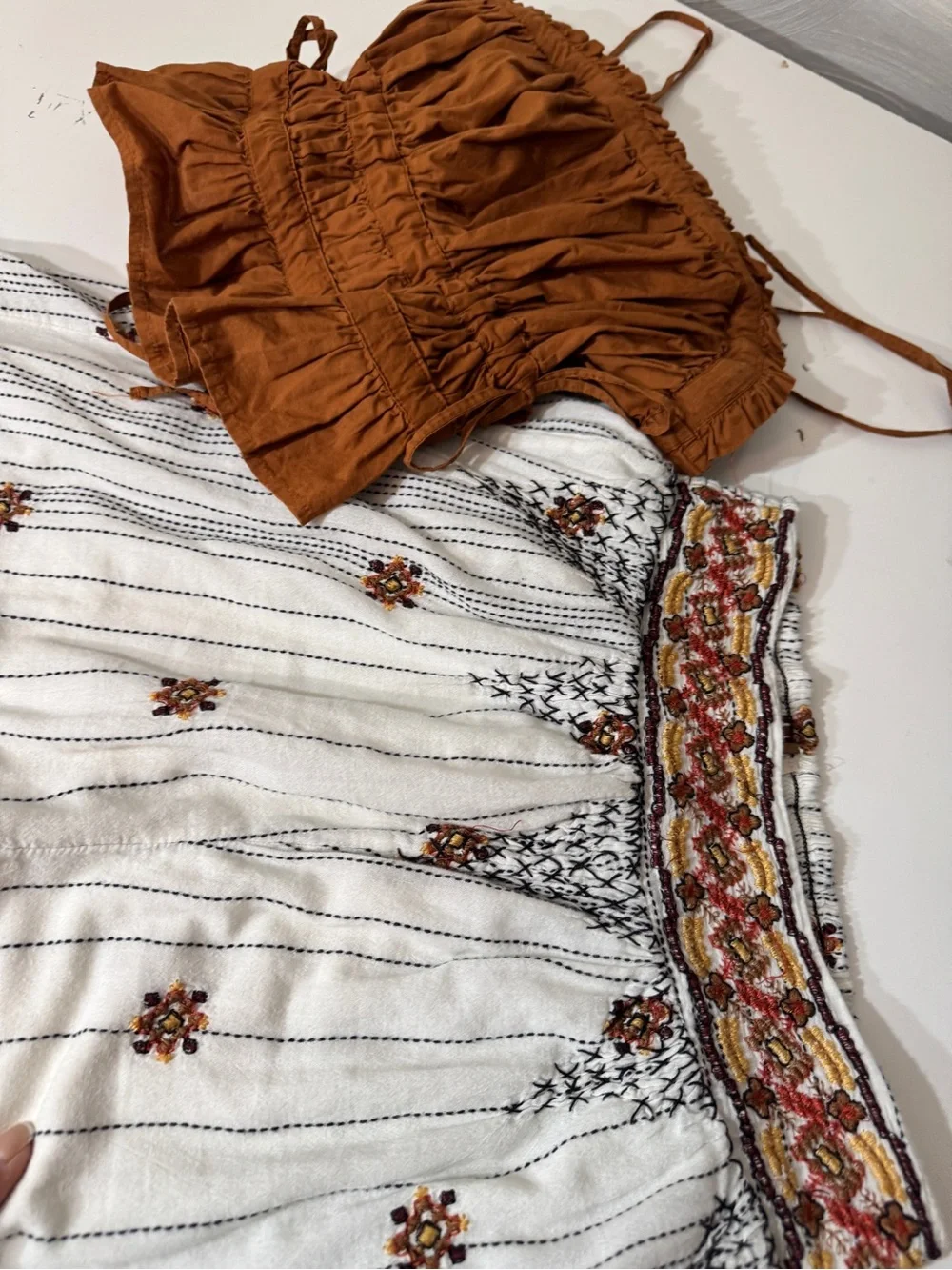 FREE PEOPLE BALOON HARAM PANTS & FP CONVERTIBLE TUBE TOP! 2 PIECE SET!
